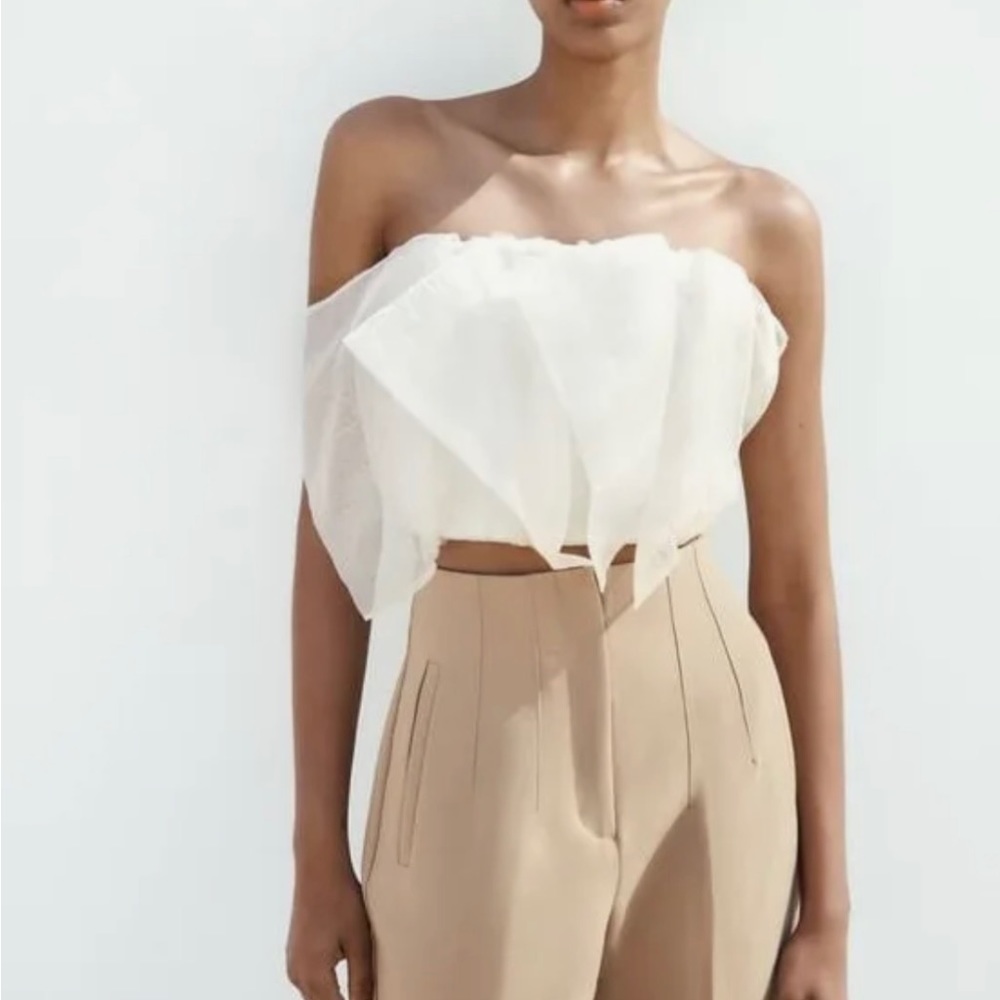 Women Zara High-Waisted Pants